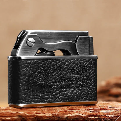 Vintage Leather Kerosene Filled Lighter