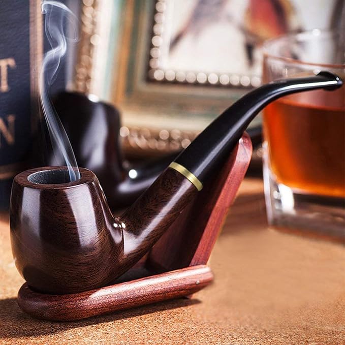 New Tobacco Smoking Pipe-Durable Classical Cigar Pipe