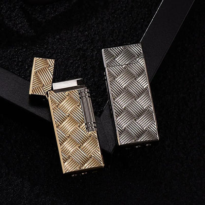 Exclusive Metal Diamond Cut Lighter-Refillable