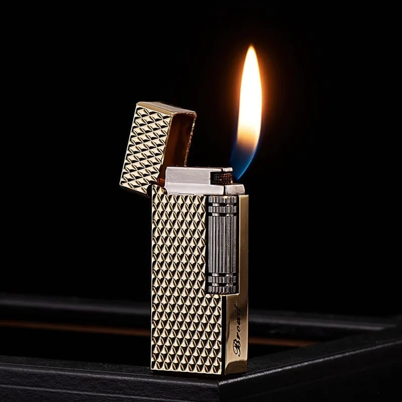 Exclusive Metal Diamond Cut Lighter-Refillable