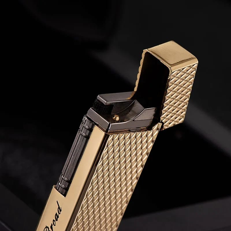 Exclusive Metal Diamond Cut Lighter-Refillable