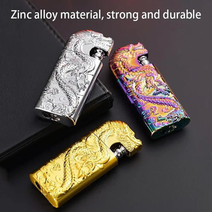 3D Dragon Double Flame Lighter-refillable