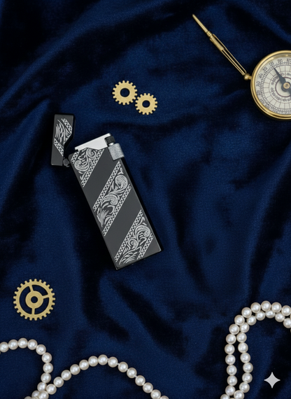 Stylish Gold Polished Lighter - Refillable