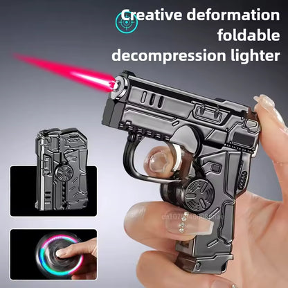 2026 Multifunctional Spinner Gun Lighter- Refillable