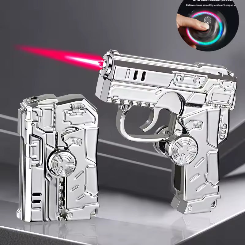 2026 Multifunctional Spinner Gun Lighter- Refillable
