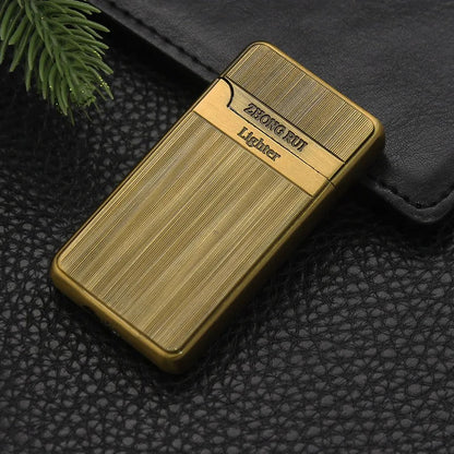 Stylish Metal Lighter Windproof - Refillable