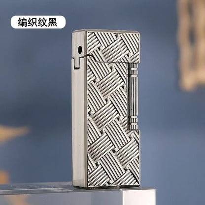 Exclusive Metal Diamond Cut Lighter-Refillable
